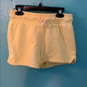 Girls yellow shorts